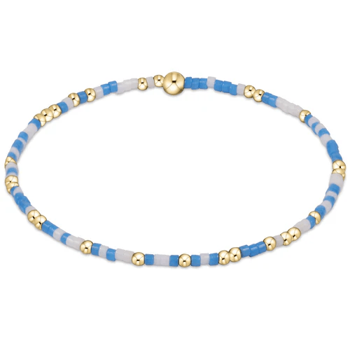 Gameday Hope Unwritten Bracelet - Cobalt - White - She Chester