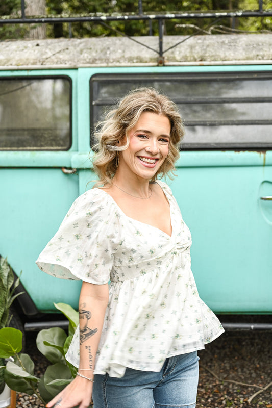 Garden Essence Floral Top - She Chester
