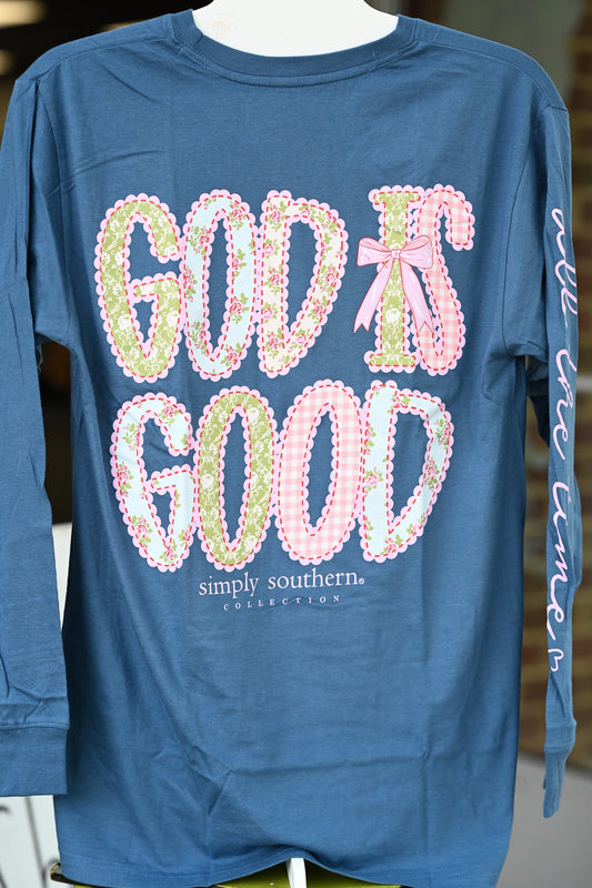 God is Good LS Tee - She Chester