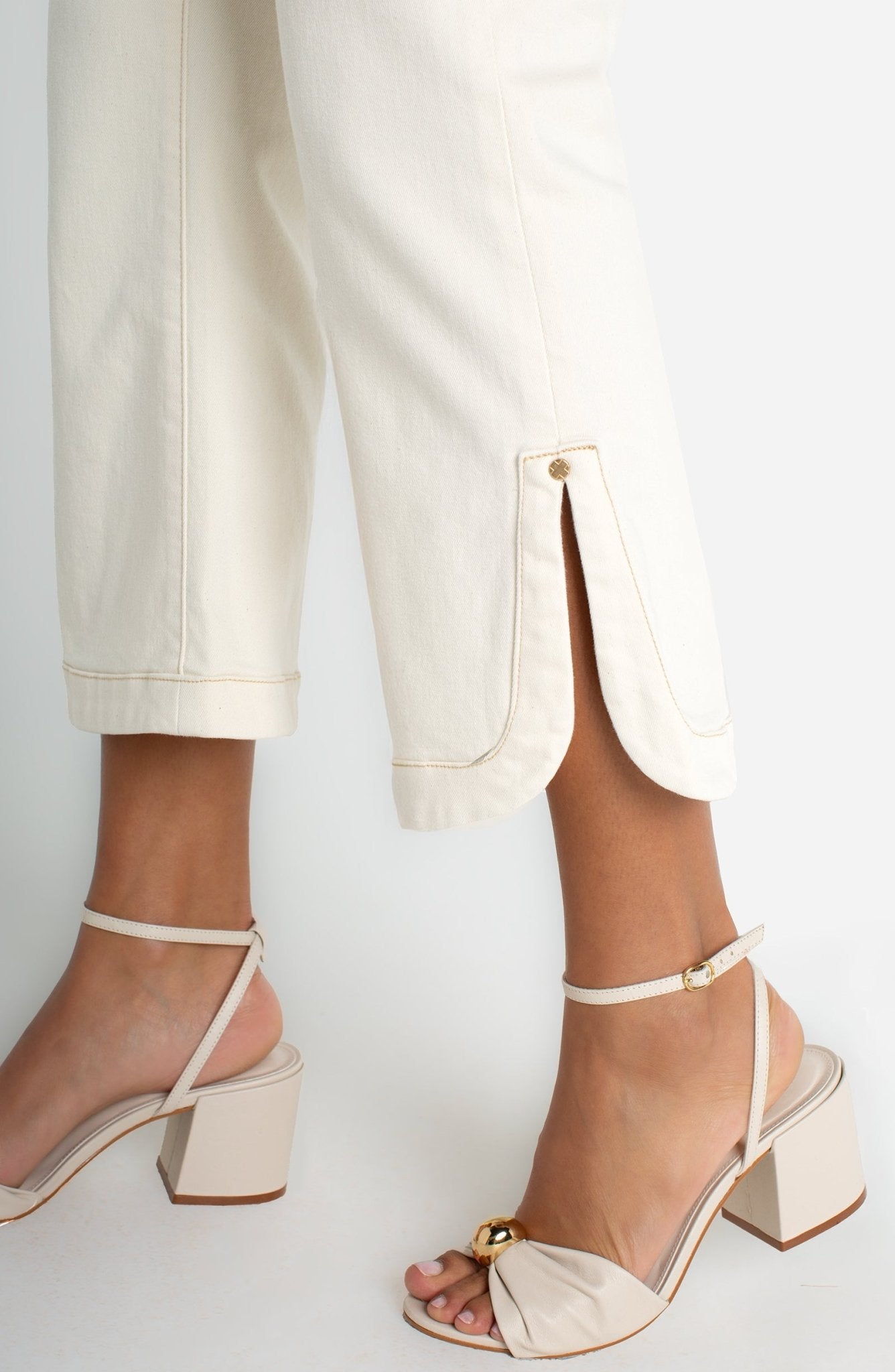 Hannah Tulip Hem Desert Jeans - She Chester