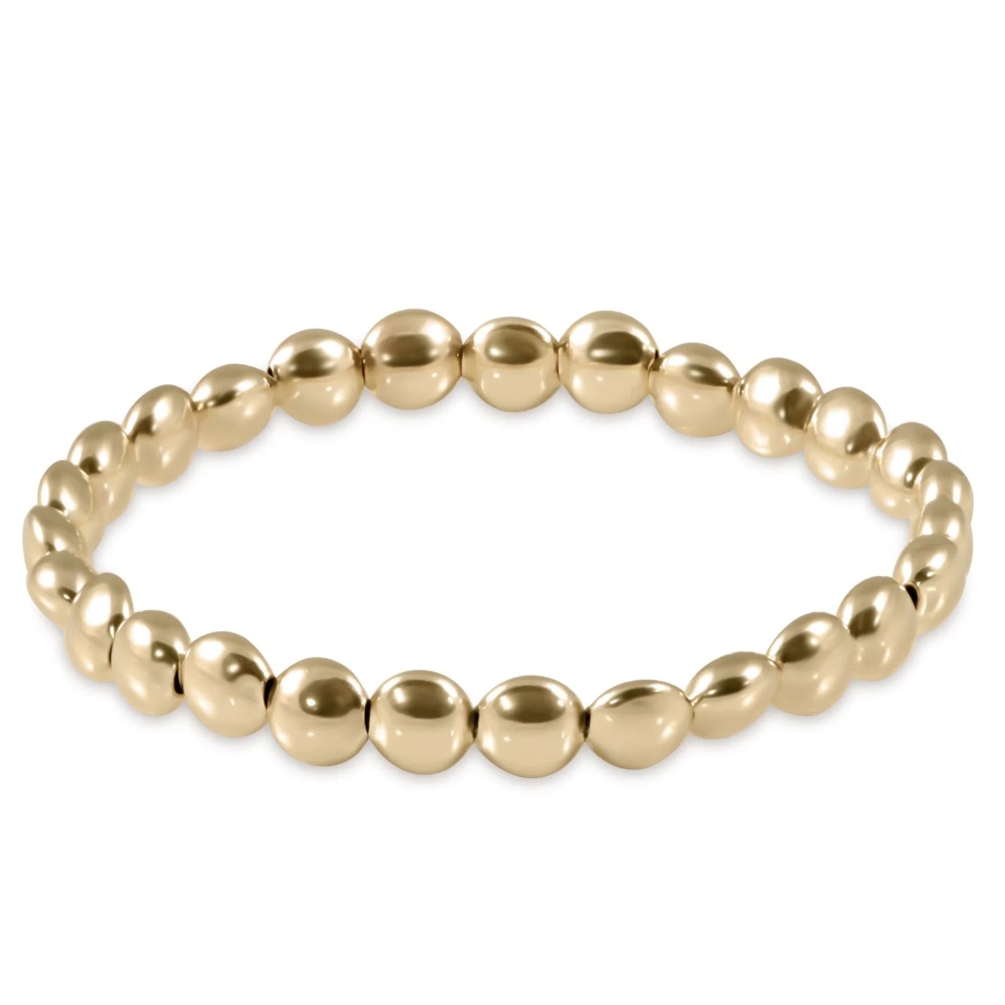 Honesty Gold 6mm Bead Bracelet - She Chester