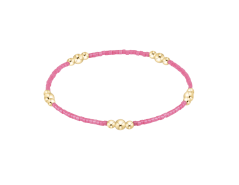 Hope Purpose Gold Bracelet - Bubblegum - She Chester