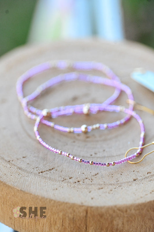 Hope Unwritten Bracelet - Pink Metallic - She Chester