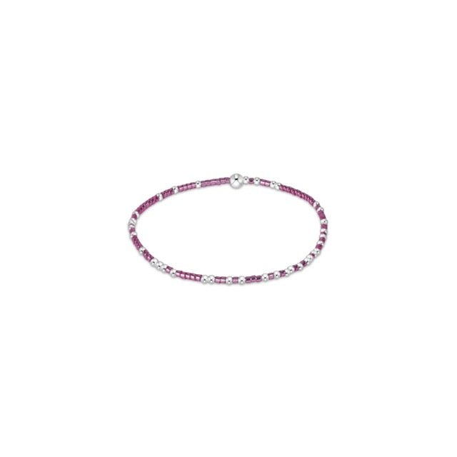 Hope Unwritten Sterling Bracelet - Pink Metallic - She Chester