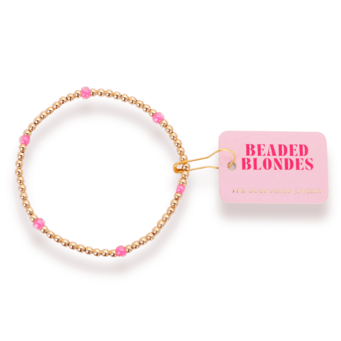Hot Pink Poppi Bracelet Standard Size - She Chester