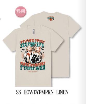Howdy Fall Pumpkin Tee - She Chester