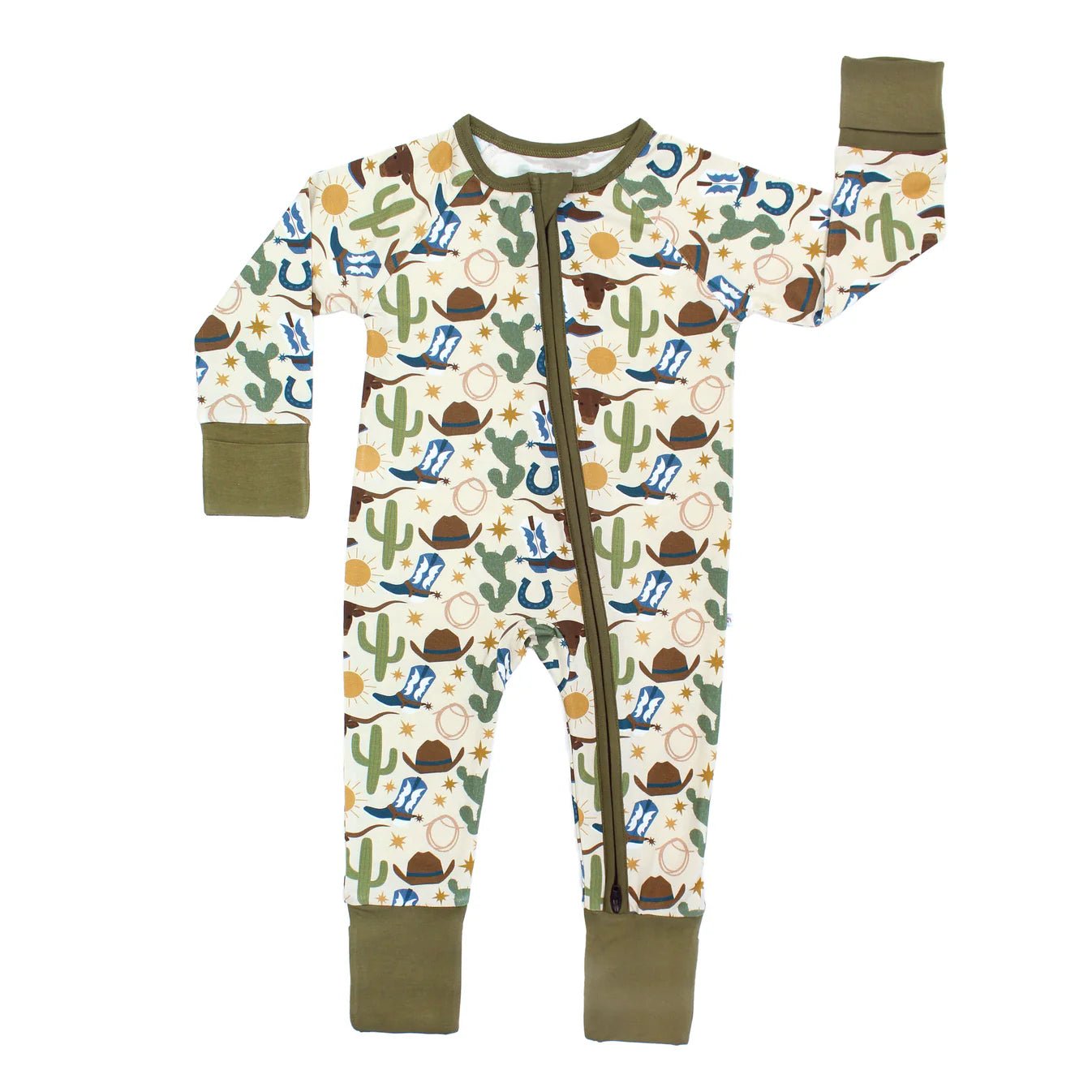Howdy Western Bamboo Onesie - She Chester