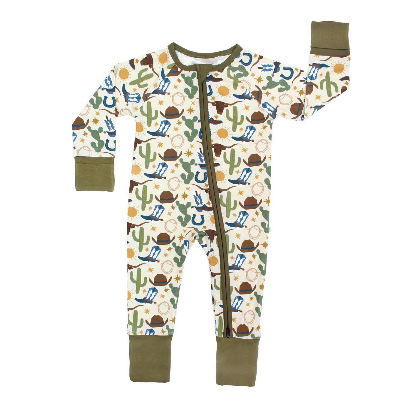 Howdy Western Bamboo Onesie