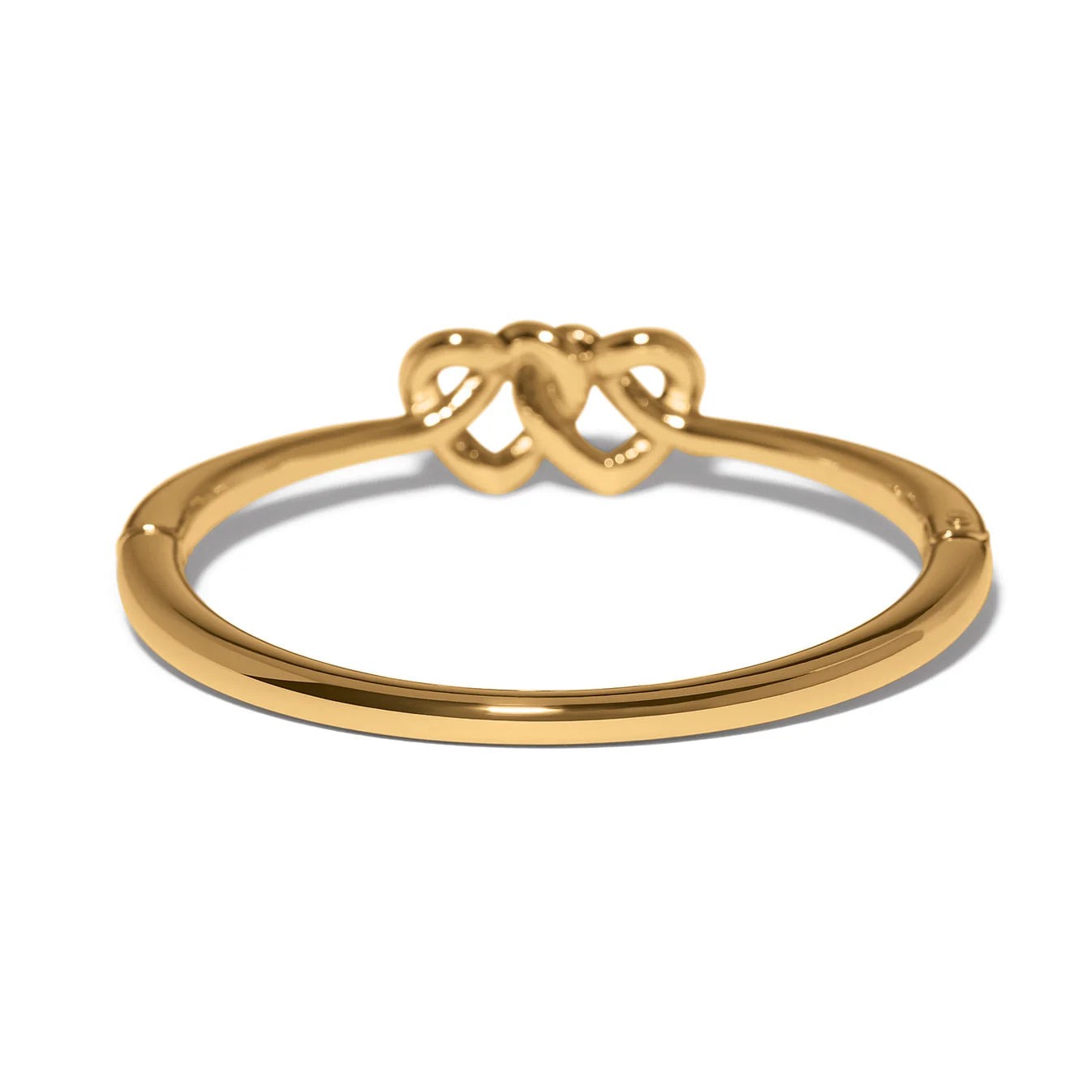 Interlok Linked Hearts Gold Bangle JF0505