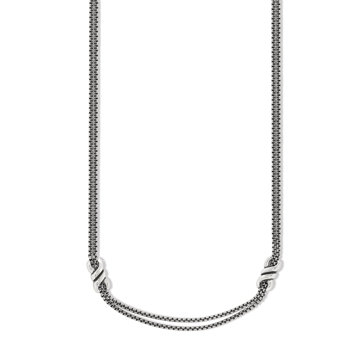 Interlok Twist Double Necklace - JM7538 - She Chester