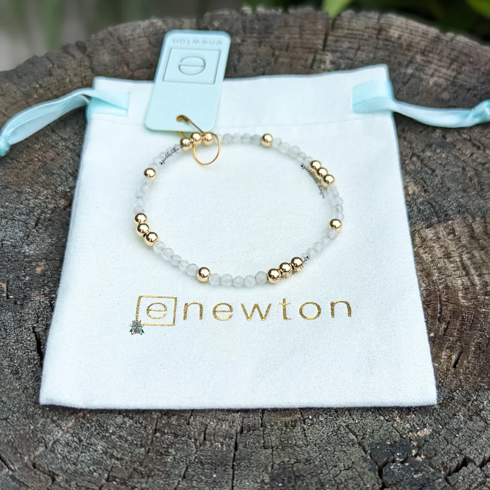 Worthy Pattern 3mm Bracelet Moonstone