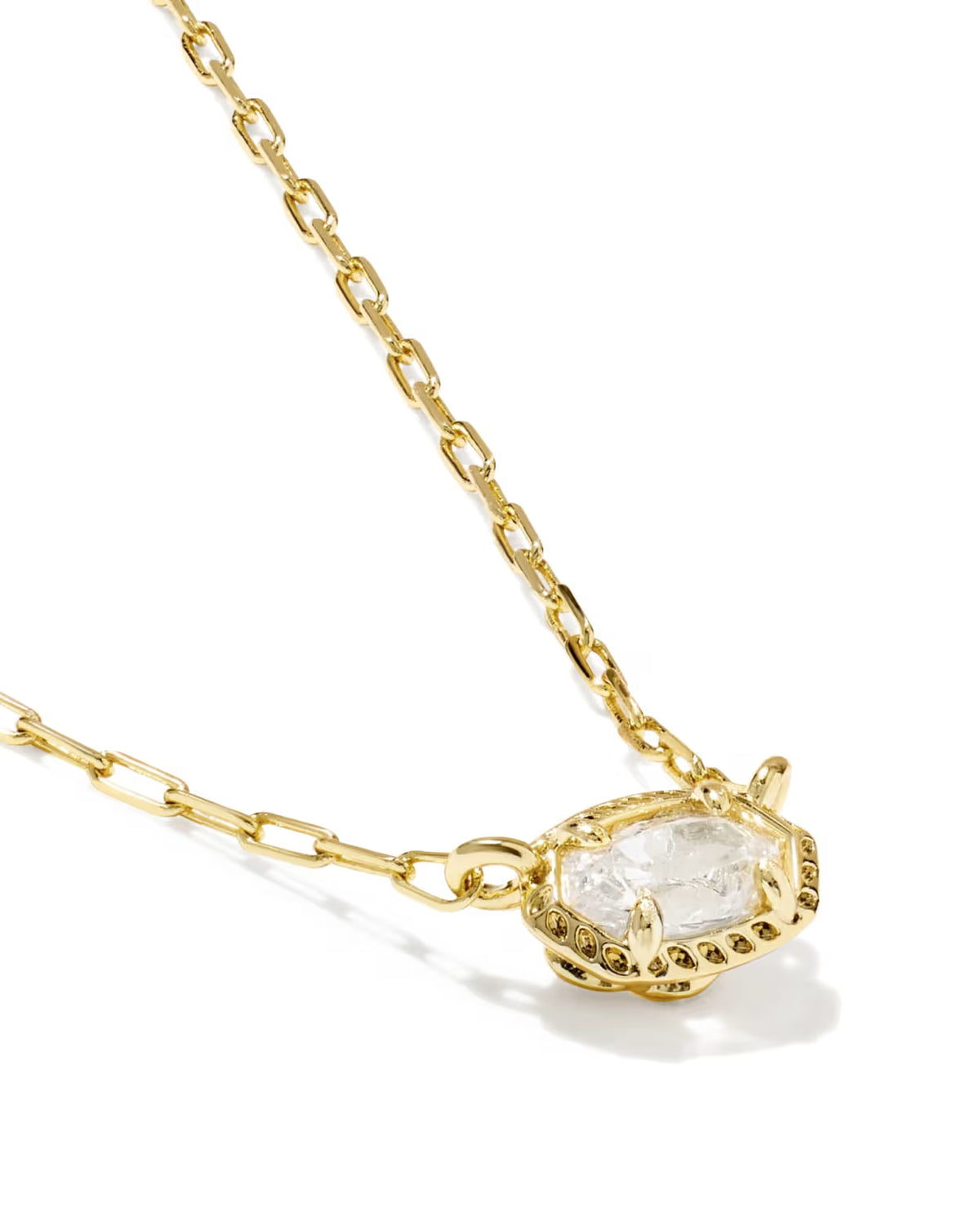 Mini Luxe Elle Gold CZ Necklace