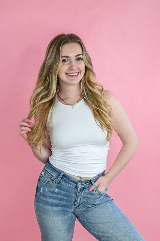 The Palm Tank - Off White -