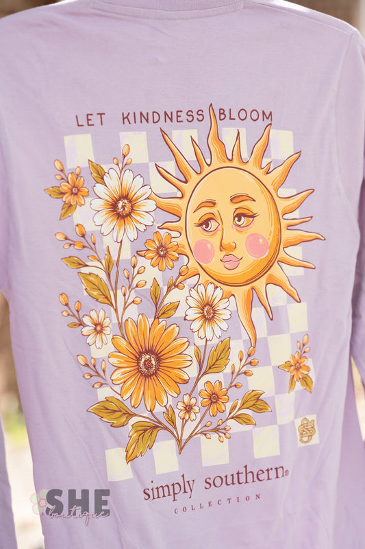 Let Kindness Bloom Sun LS Tee - She Chester