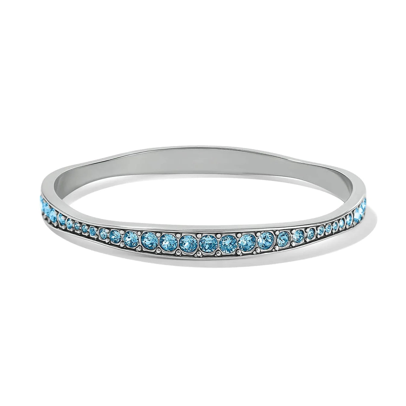 Light Hearted Aqua Bangle - JF012D