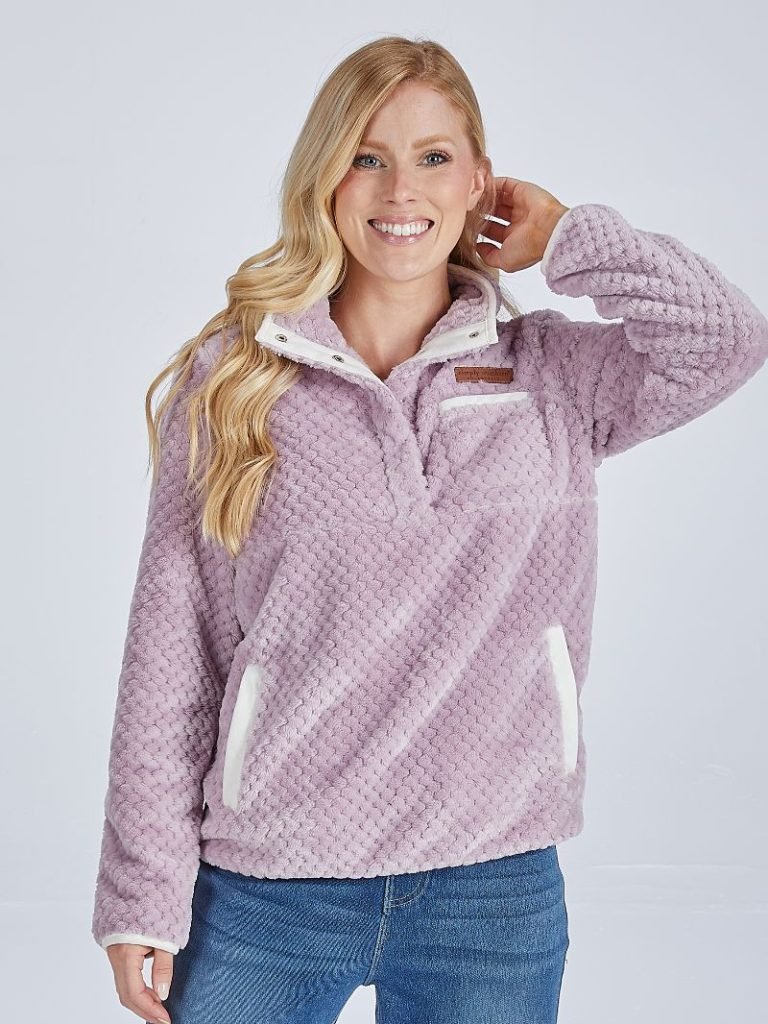Lilac Simply Soft Pullover - She Chester