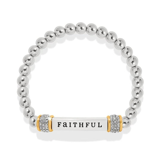 Meridian Faithfull 2Tn Stretch Bracelet JF0188 - She Chester