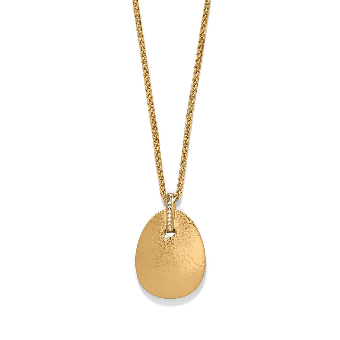 Meridian Orbit Gold Large Pendant Necklace JM0027