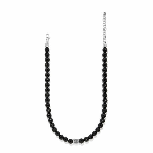 Meridian Solis Black Bead Necklace JM0075