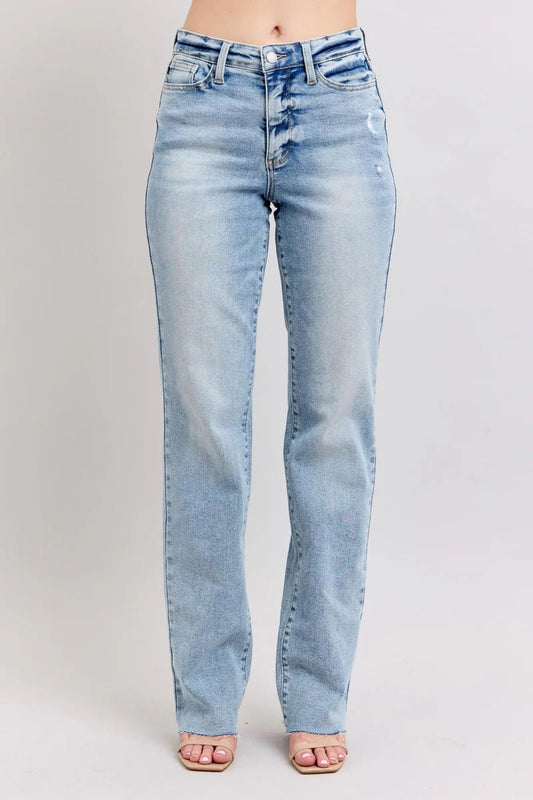 Mid Rise Light Wash Dad Jean Style 88926 - She Chester