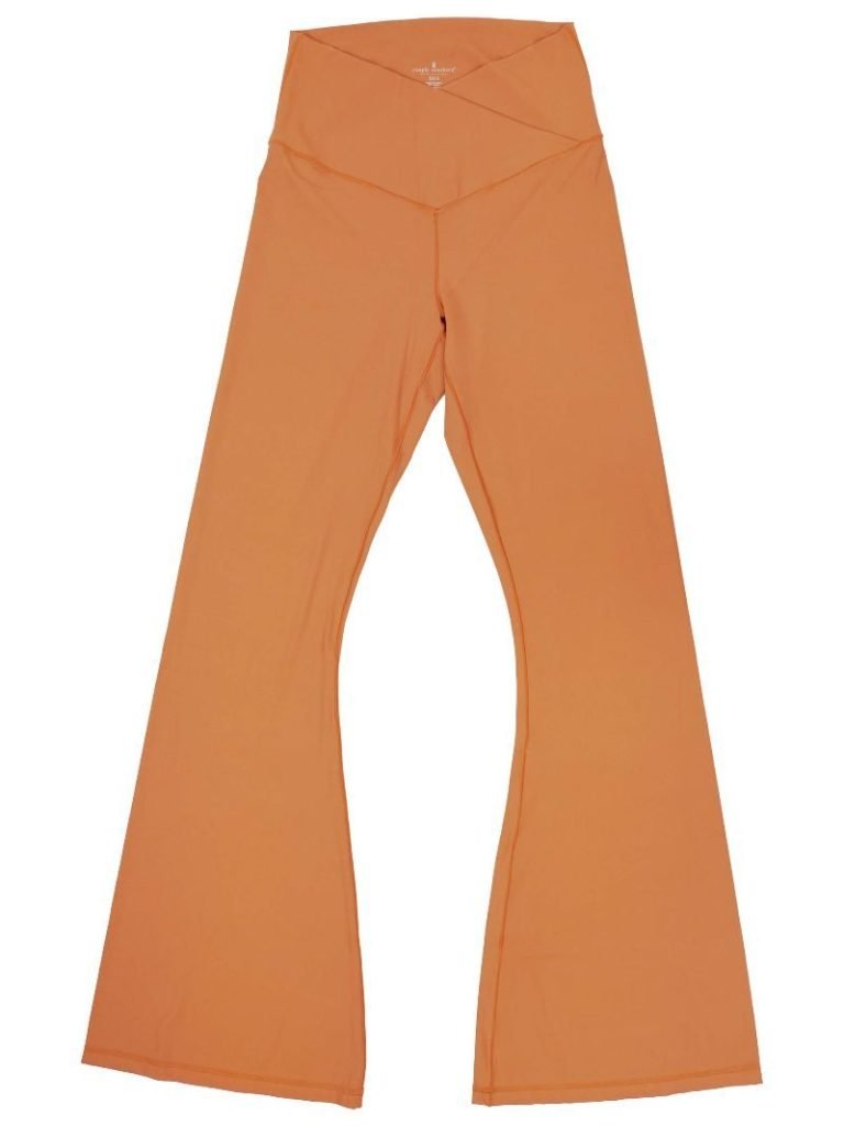 Mocha Flare Crossover Leggings - She Chester