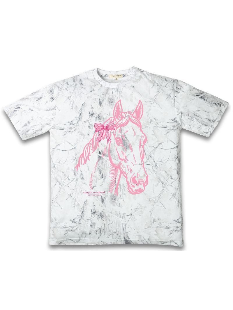 Pink Horse Camo Tee - She Chester