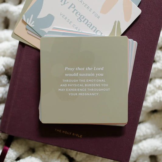 Prayers For My Pregnancy Verse Cards - She Chester