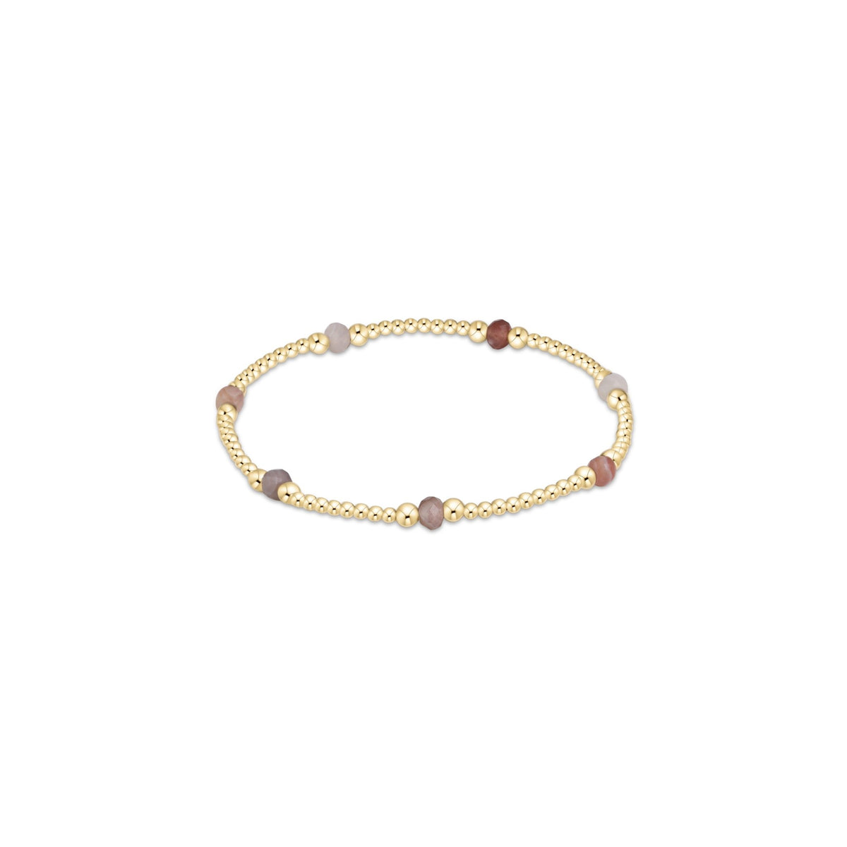Purpose Gemstone 4mm Bracelet - Botswana Agate - She Chester