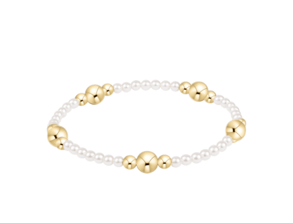 Purpose Gold 6mm Pearl Bracelet - She Chester