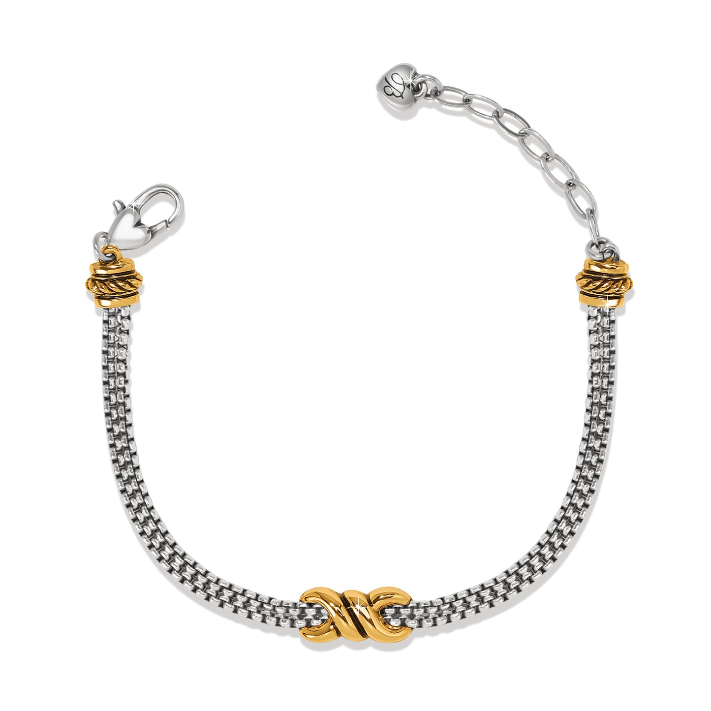 Interlok Twist Double Chain Bracelet - JF0218