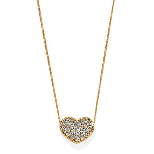 Illumina Celeste Bold Heart Gold Necklace JM7731