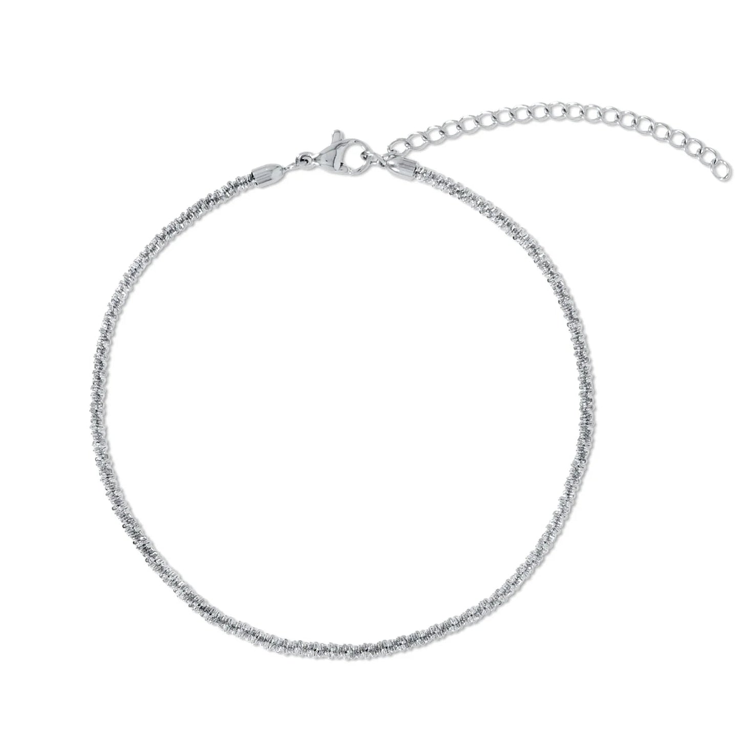 Rita Dainty Silver Chain Anklet - She Chester