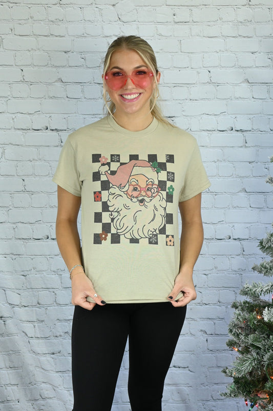 Santa Flower Tee - She Chester