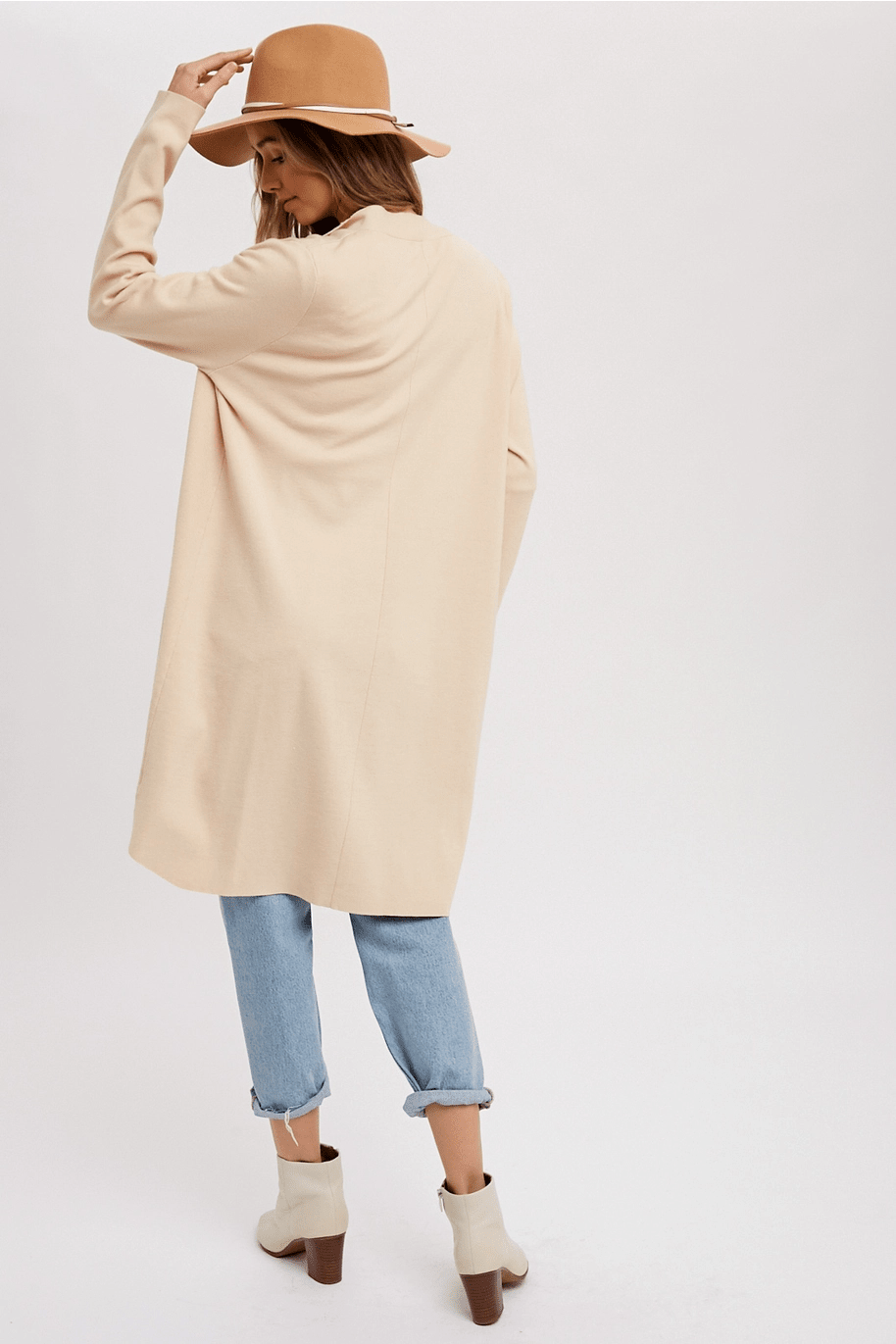 Shell Drape Color Cardigan - She Chester