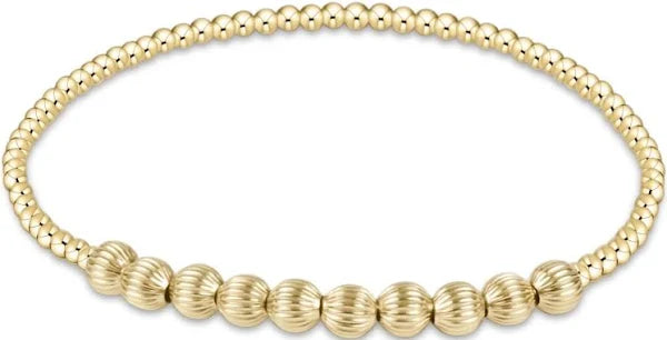Dignity Beaded Bliss Gold 4mm Bracelet