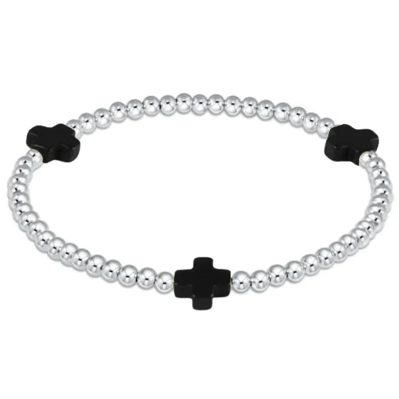 Signature Cross Sterling 3MM Onyx - She Chester