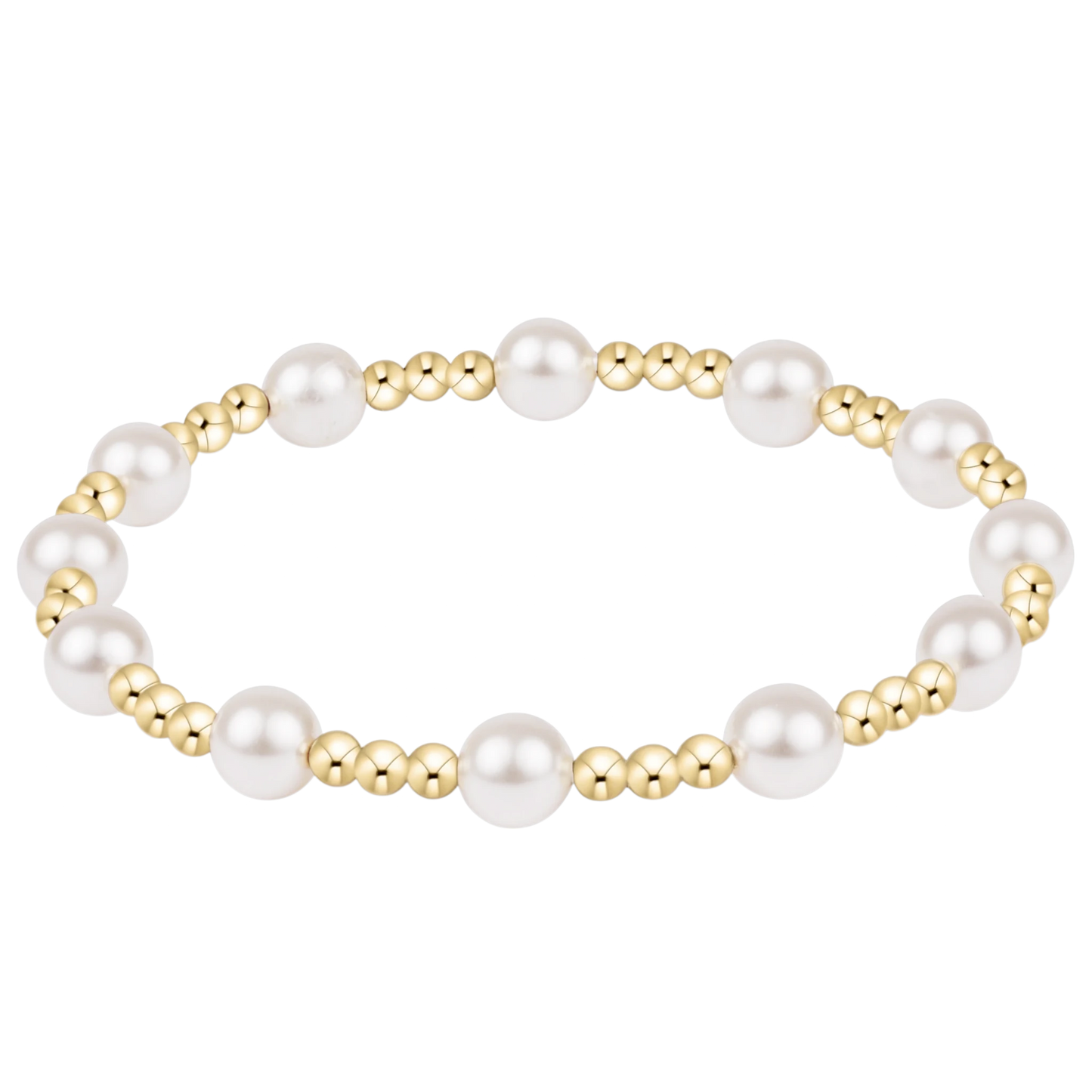 Sincerity Pearl 6mm Bracelet - She Chester