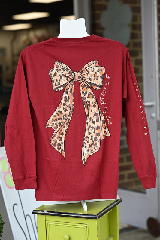 Soul Cheetah Bow LS Tee - She Chester