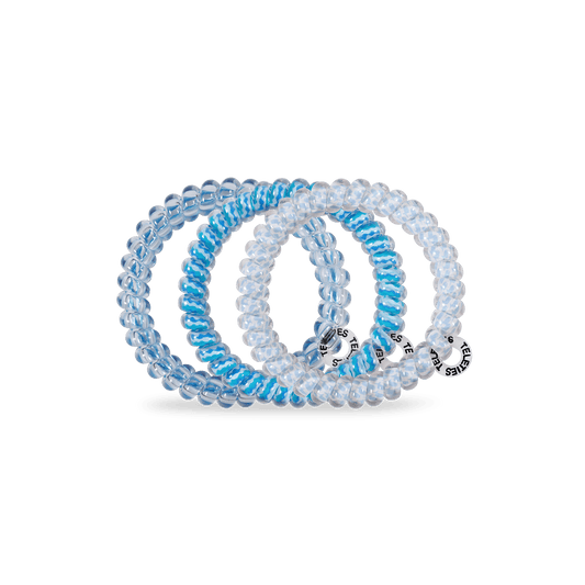 Spiral Hair Coils | Small | Summer Sky Hair Ties - She Chester