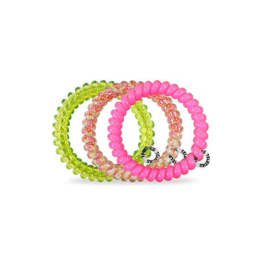 Spiral Hair Coils | Small | Tropical Punch Hair Ties - She Chester