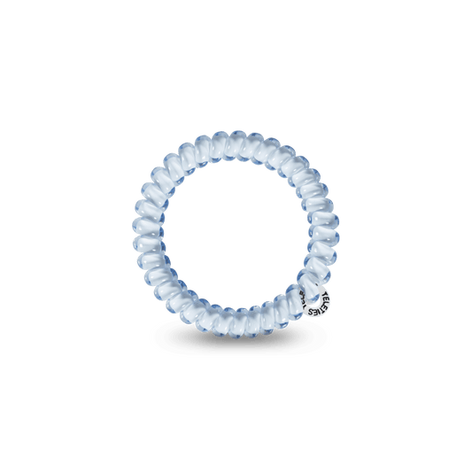 Spiral Hair Coils | Small | Washed Denim Hair Ties - She Chester