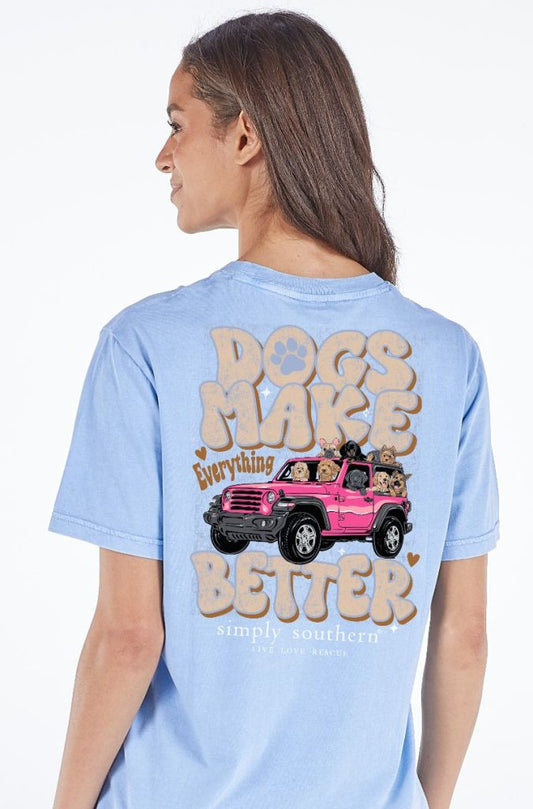 Dogs Make Better Short Sleeve