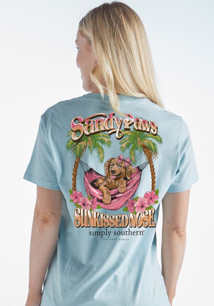 Sandy Paws Sun Kissed Nose Short Sleeve
