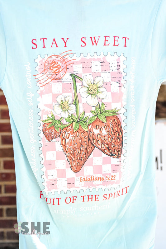 Stay Sweet Fruit Tee - She Chester