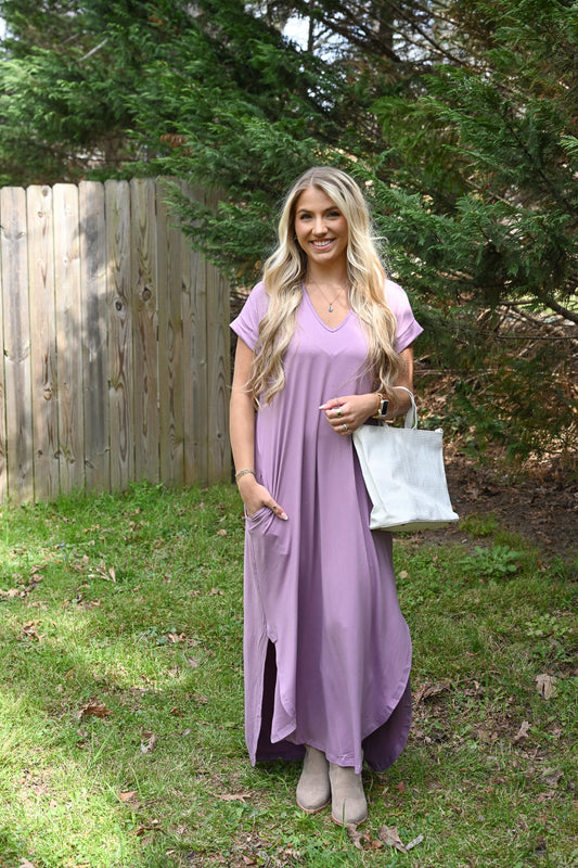 Stella Simple Lavendar Maxi - She Chester