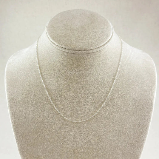 Sterling Silver Super Light Cable Chain 1.2mm - She Chester