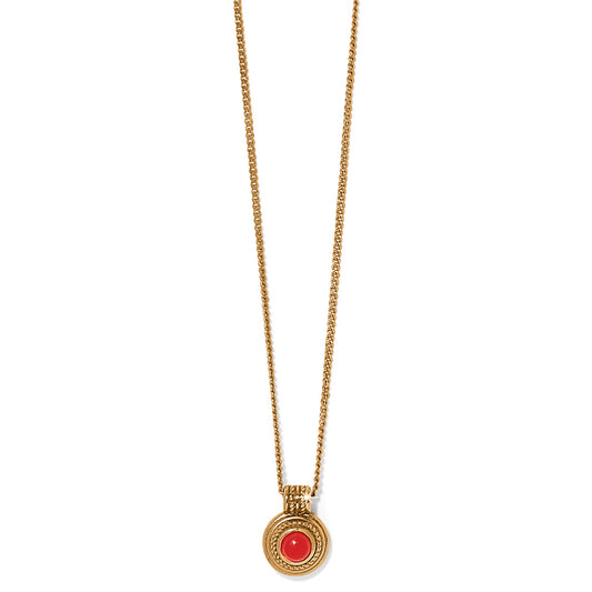 Ferrara Red/Gold Petite Necklace - JM7563