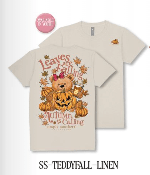 Teddy Bear Fall Tee - She Chester