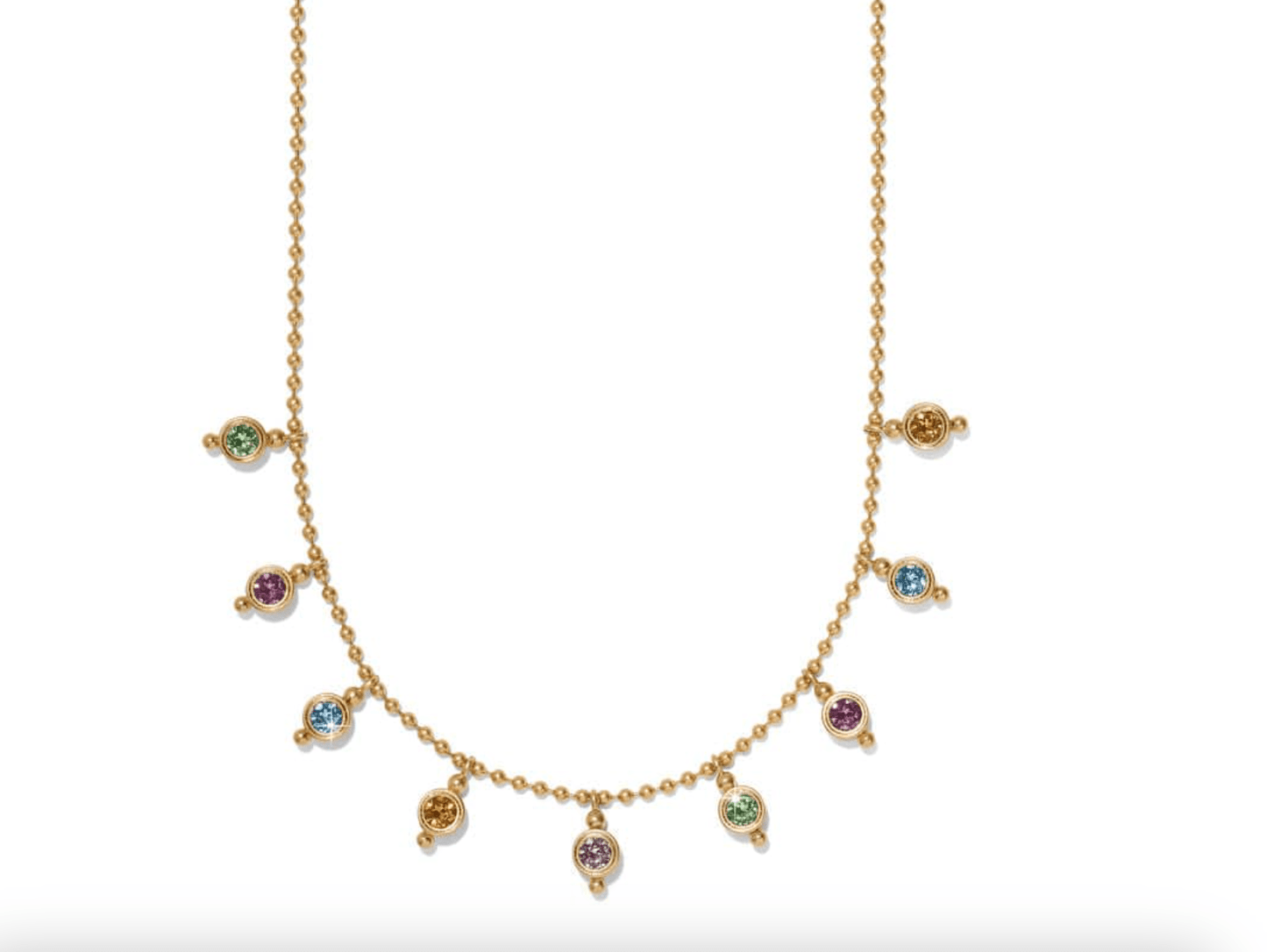 Twinkle Mod Multi Gold Neck - JM7529 - She Chester