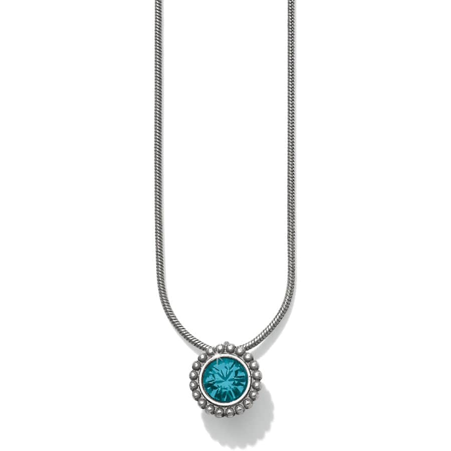 Twinkle Color Aquamarine Necklace - JL626H